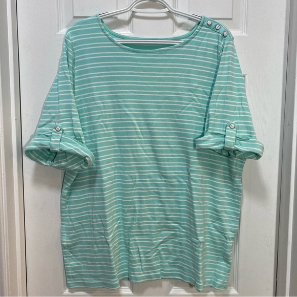 Lot Of 5! Womens Size 2X Pullover Shirts : CJ Banks Jones New York Nine West Etc - Picture 11 of 16